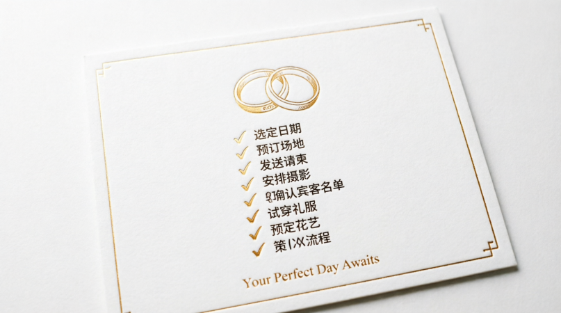 註冊結婚要帶什麼？完整清單